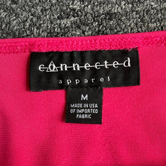 Hot Pink Top - Size M - Connected Apparel brand - Picture 4 of 8